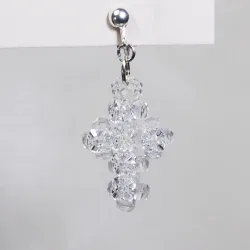 Clips  - Silver 925 - Earrings Nevena - Clips  - Silver 925 - Argent 925